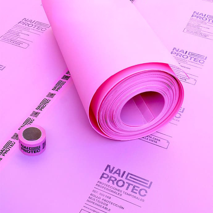 Rollo NAI 140 rosa multiusos impermeable